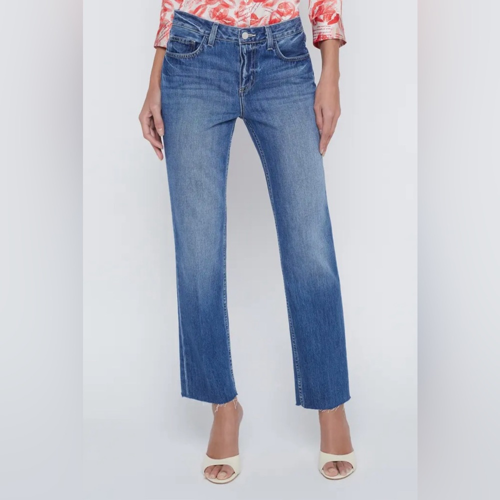 L’Agence Milana Stovepipe Straight Leg Jeans 30